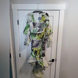 Cq by cq tropical high low dress